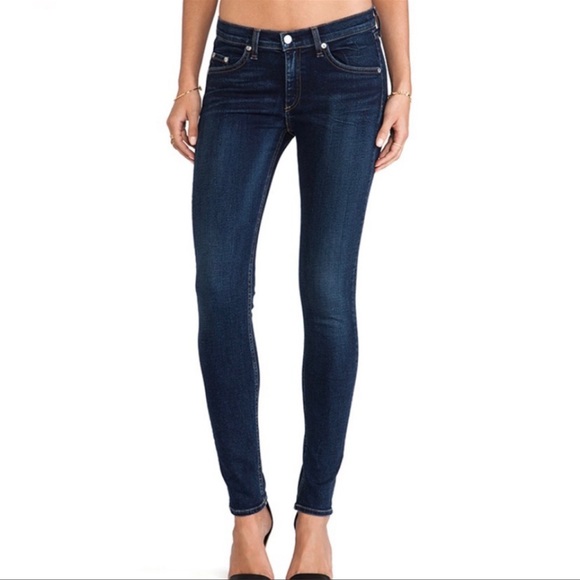 Rag & Bone Skinny Jeans in Woodford Wash 29 - Picture 4 of 6